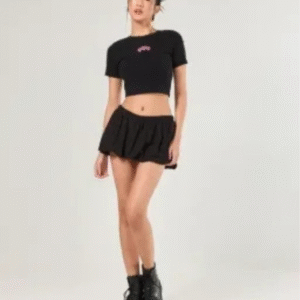 minissaia balonê preta