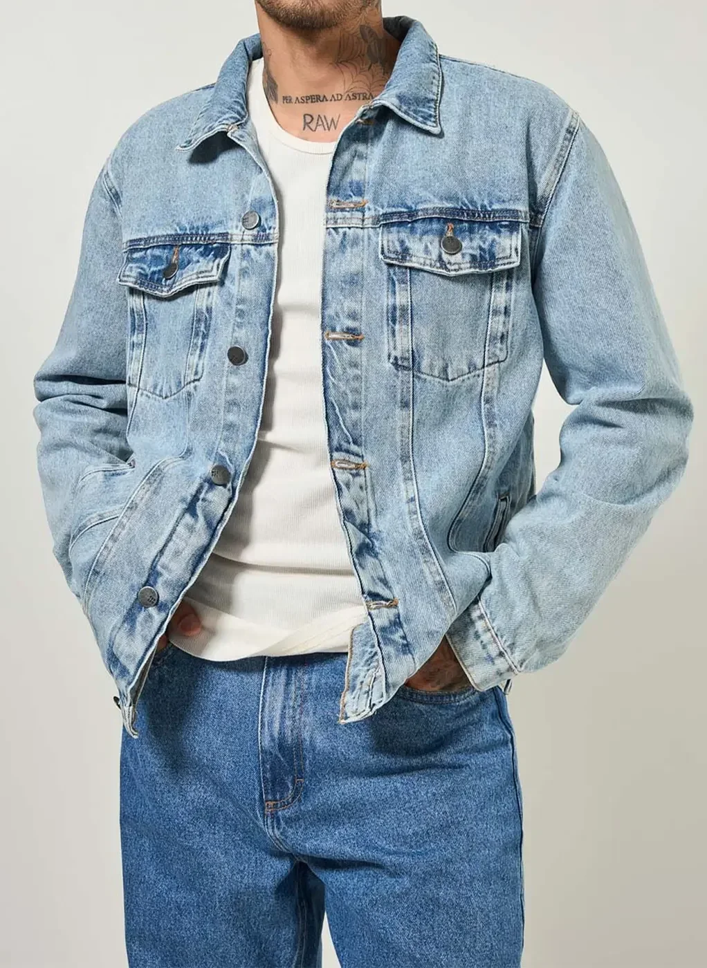 jaqueta jeans oversized